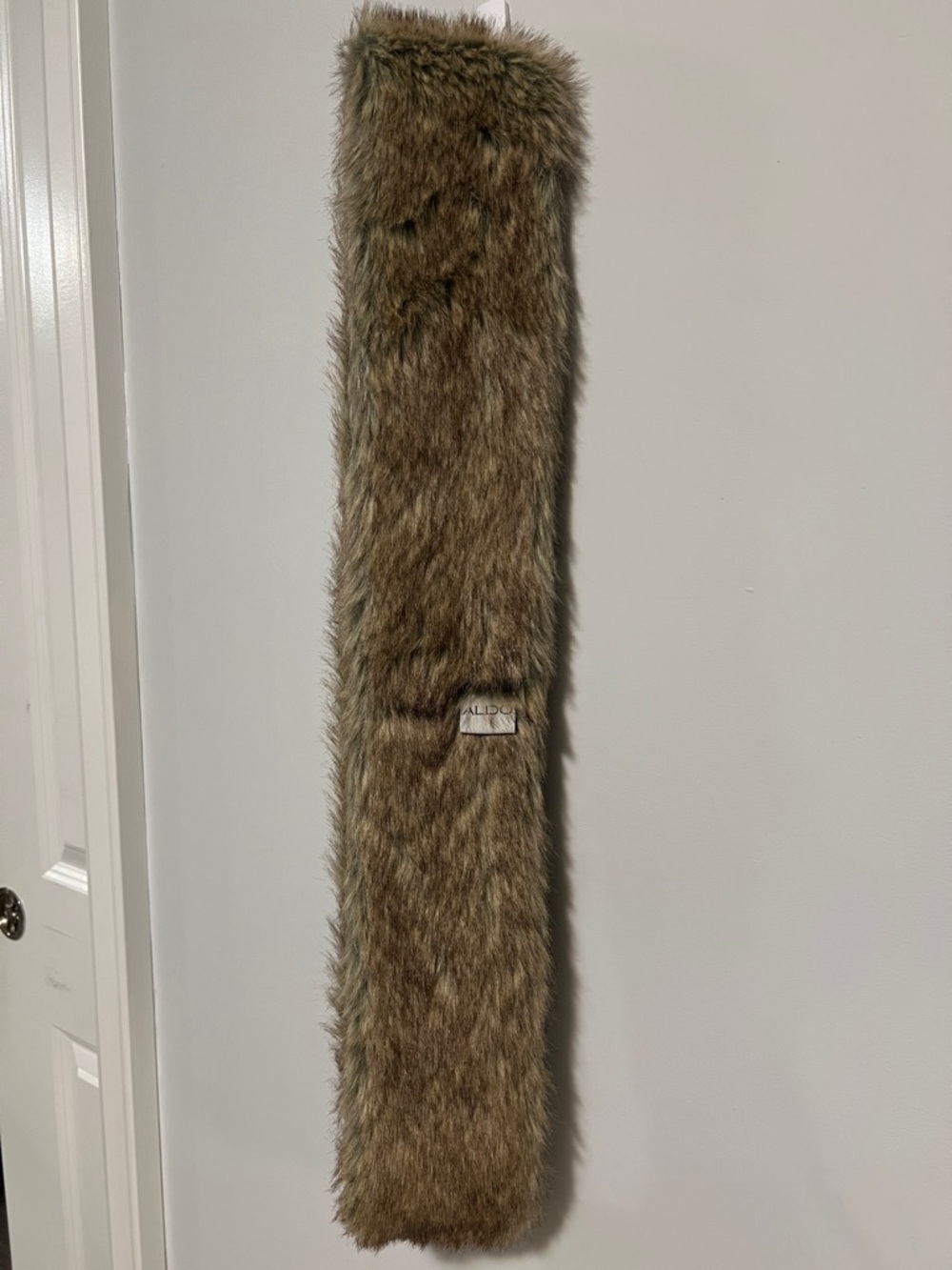 Aldo and H&M Faux Fur Scarf - Taupe Brown and Black - sell as a pack